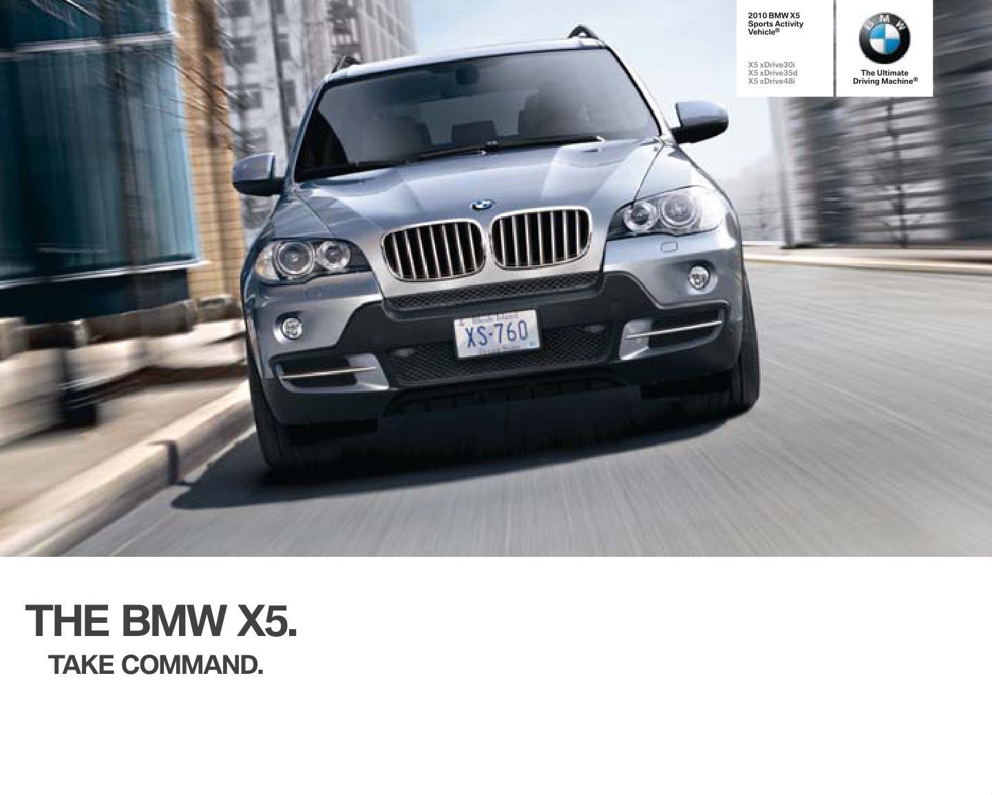 2010 BMW X5 Brochure